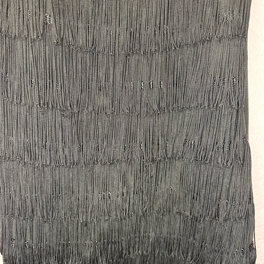 Express Sequence And Fringe Backless Top - image 5